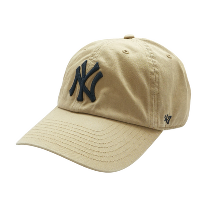 Beige New York Yankees Ballcap Hat