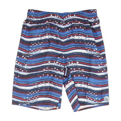 Blue Striped Swim Bottom