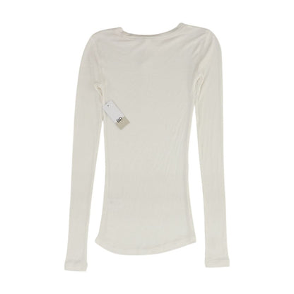 White Turtleneck Knit Top