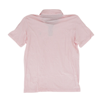 Pink Solid Short Sleeve Polo