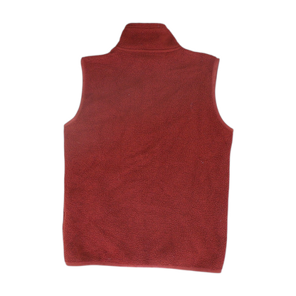 Maroon Color Block Vest