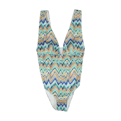 Green Chevron One-Piece