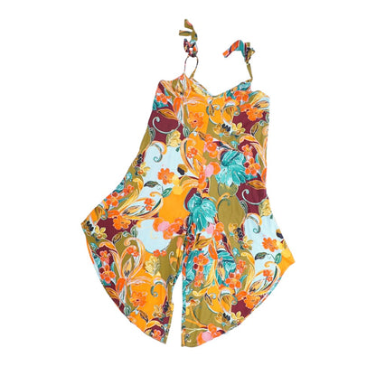 Multi Plus Floral Jumpsuit