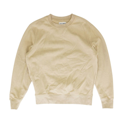 Beige Solid Sweatshirt
