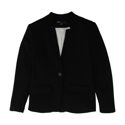Black Solid Blazer