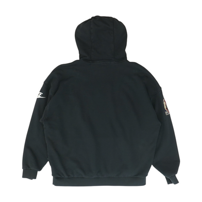 Black Solid Hoodie Pullover