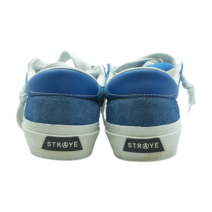 Blue Low-Top Athletic Shoes