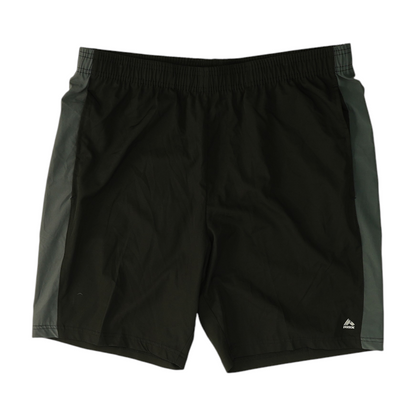 Black Color Block Active Shorts