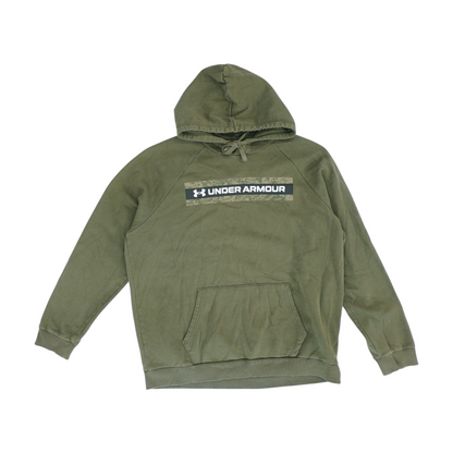 Olive Solid Hoodie Pullover