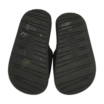 Black Athletic Slides