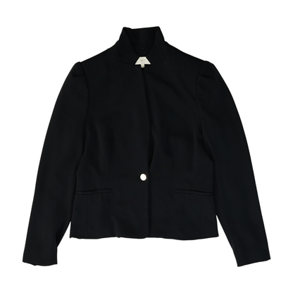 Black Solid Blazer