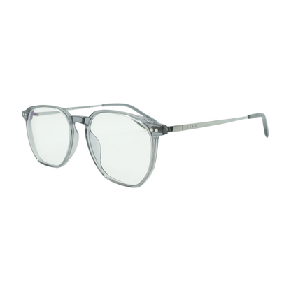 Gray Noel Geometric Prescription Eyewear