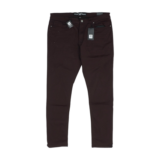Burgundy Regular Jeans