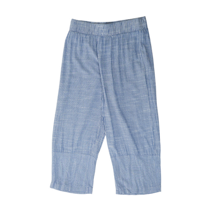 Blue Striped Relaxed Pants