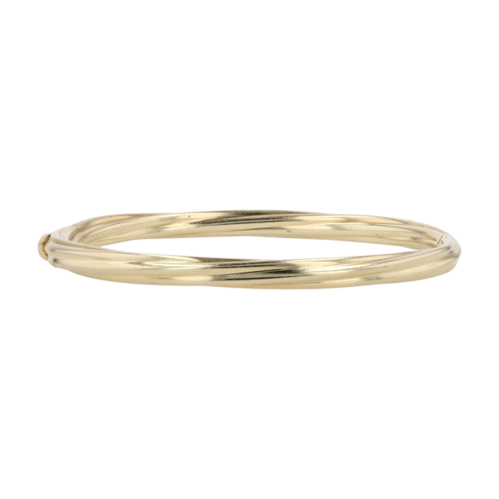 14K Yellow Gold Bangle Bracelet