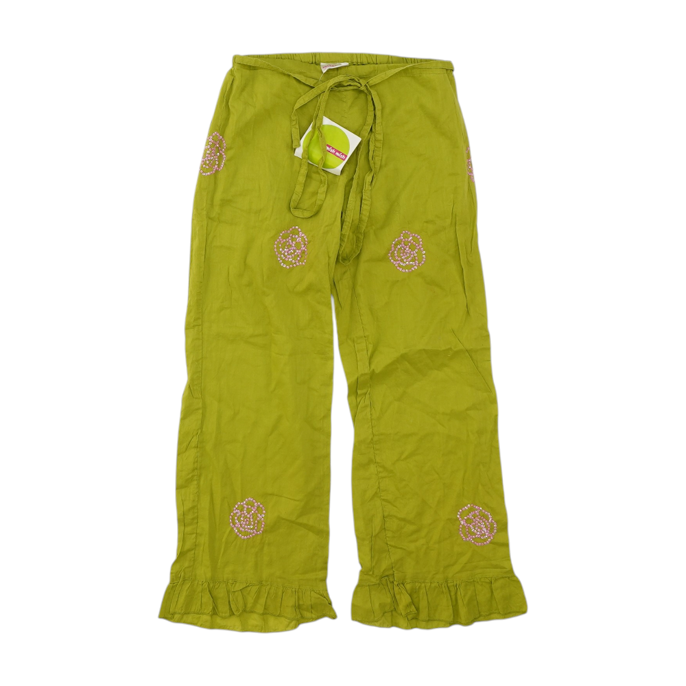 Green Casual Pants