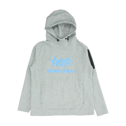 Zima Gray Solid Hoodie Pullover – Image 1