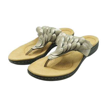 Bronze Flip Flop Sandals