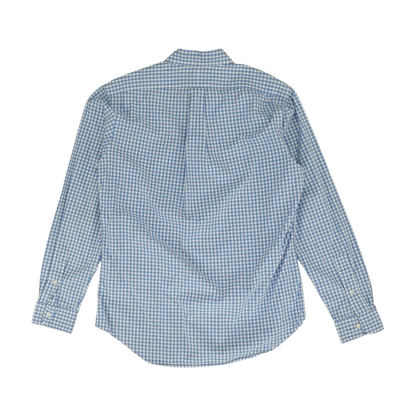 Blue Check Long Sleeve Button Down