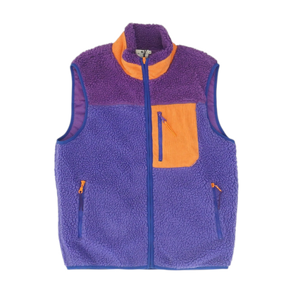 Purple Color Block Vest