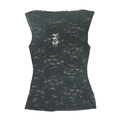 Black Floral Blouse