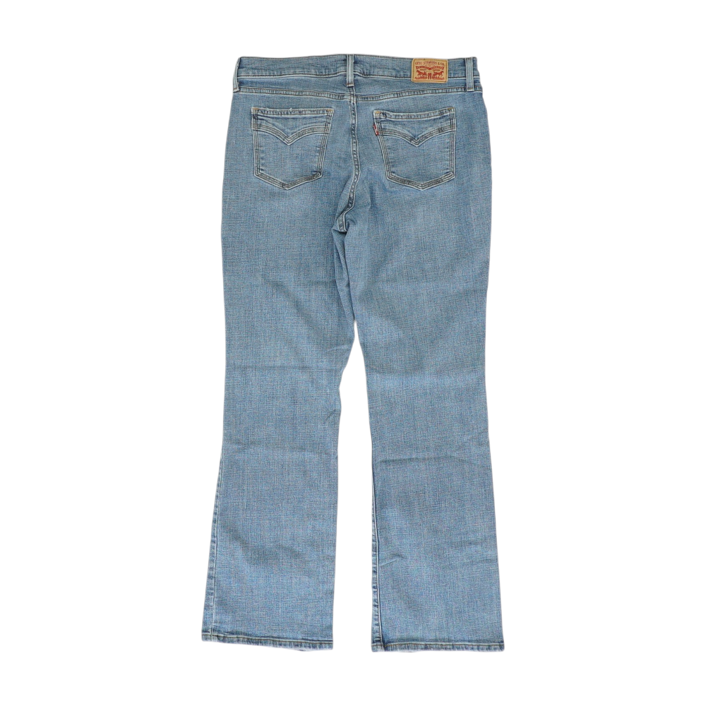 Blue Bootcut Jeans