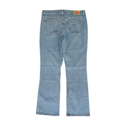 Blue Bootcut Jeans
