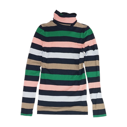 Navy Striped Blouse