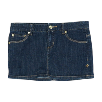 Blue Mini Skirt