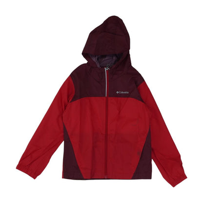 Red Color Block Active Jacket