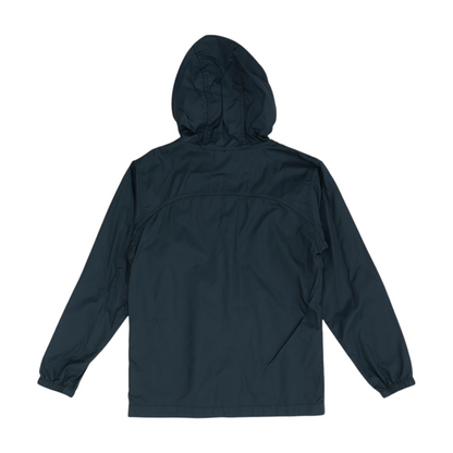 Black Solid Rain Jacket