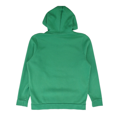 Green Solid Hoodie Pullover