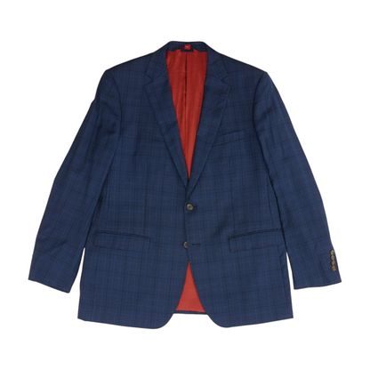 Navy Check Sport Coat