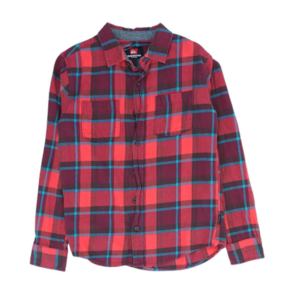 Red Plaid Flannel Button Down