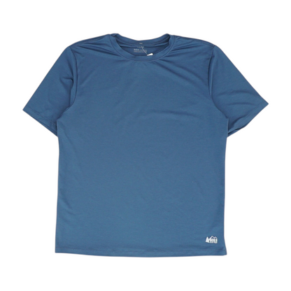 Blue Solid Active T-Shirt