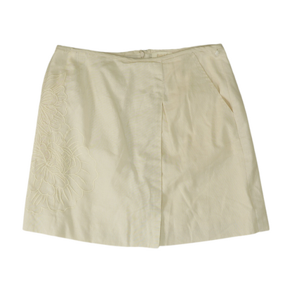 Beige Mini Skirt