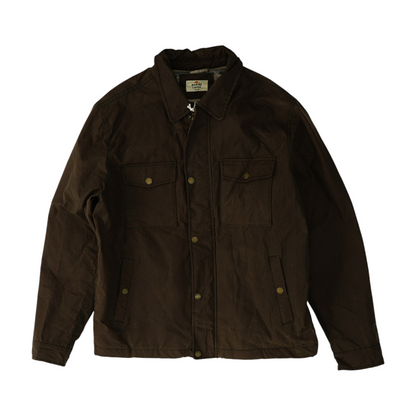 Brown Solid Jacket
