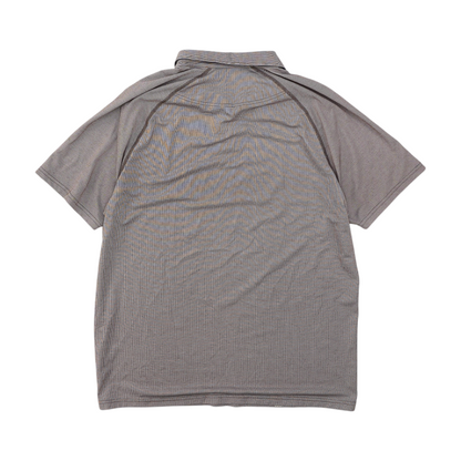 Purple Abstract Short Sleeve Polo