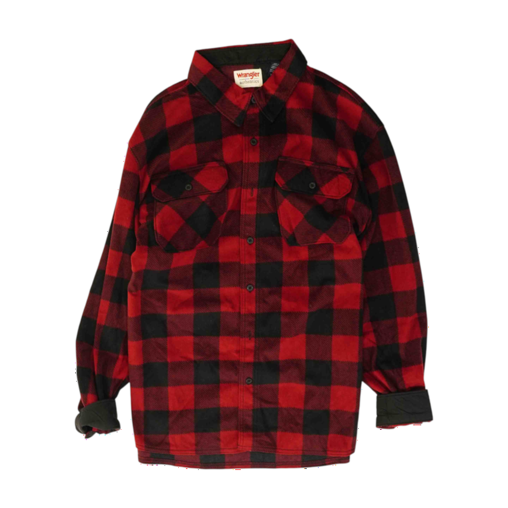 Red Check Flannel Button Down