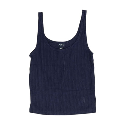 Navy Tank Knit Top