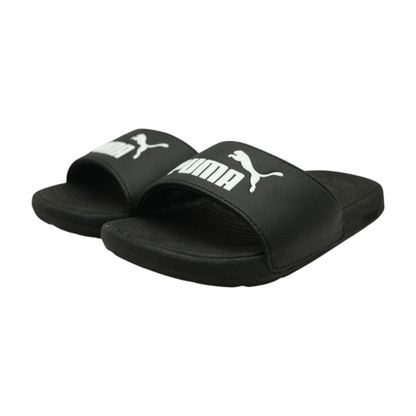 Black Athletic Slides
