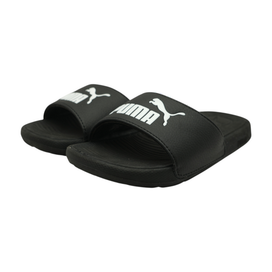 Black Athletic Slides