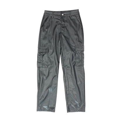 Black Solid Pants