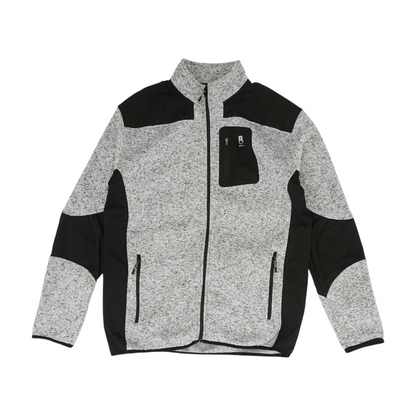 Gray Color Block Jacket