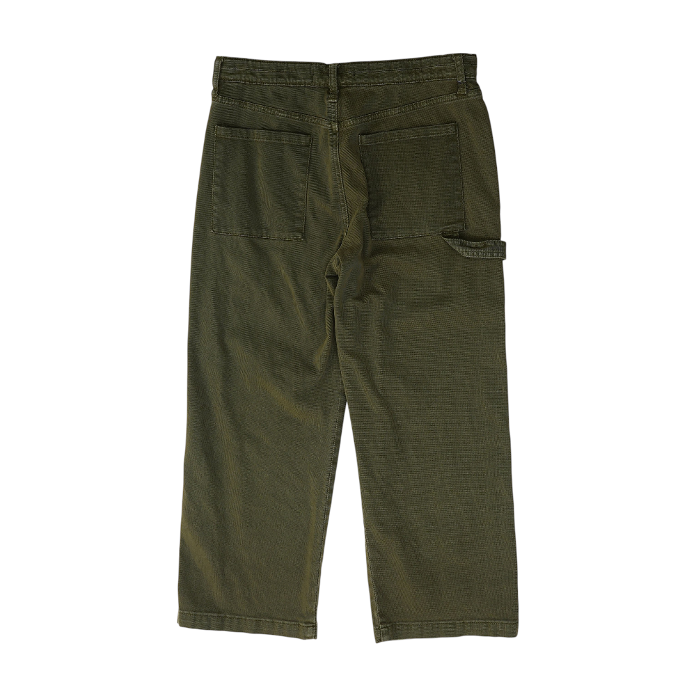 Green Straight Pants