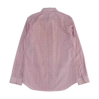 Pink Floral Long Sleeve Button Down