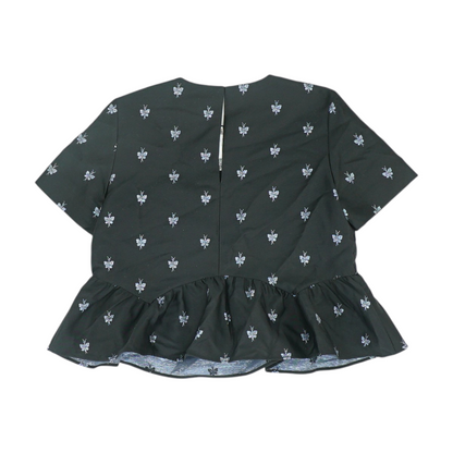 Black Print Blouse