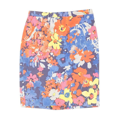 Multi Floral Midi Skirt