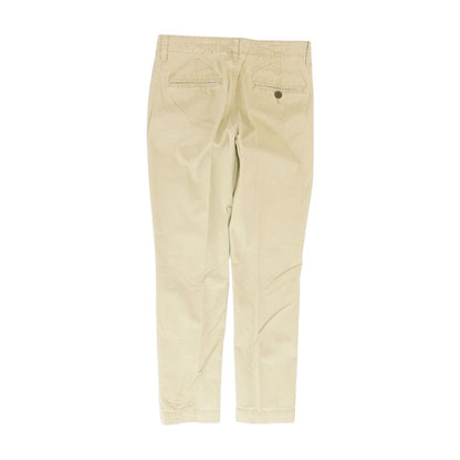 Tan Solid Chino Pants