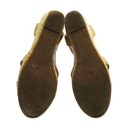 Tan Wedged Sandals
